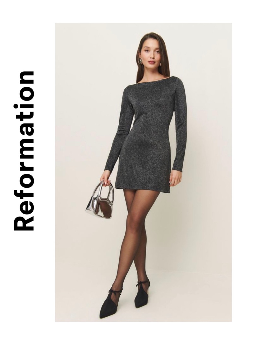 NWT Reformation Jaelynn Knit Dress, M